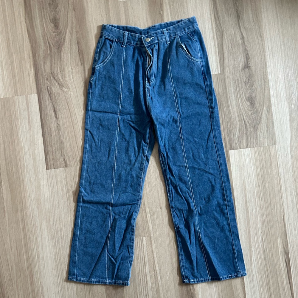 wide leg jeans